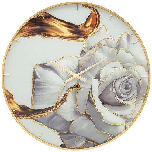 Mauro Ferretti Zidni sat Glass Rose Large Slike