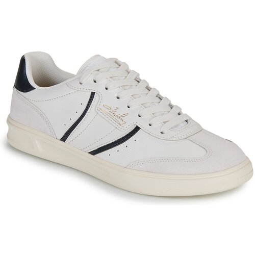 Fred Perry Nizke superge B4 EMBOSSED LEATHER Bela Slike
