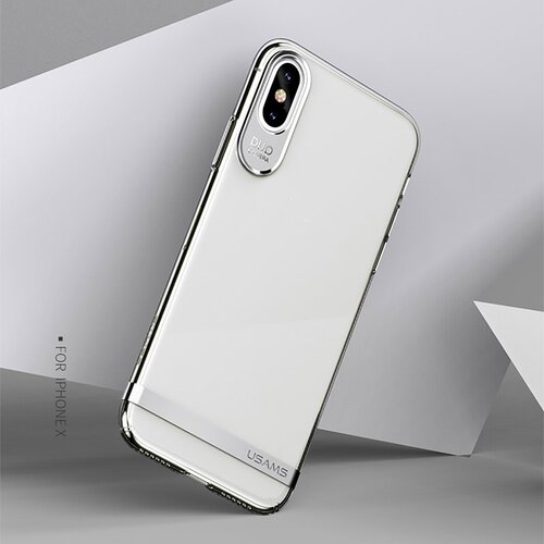  Usams Q-plating case za iPhone X/ XS srebrna Cene