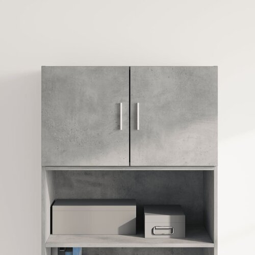  The Living Store Stenska omarica betonsko siva 70x42,5x40 cm inženirski les - Stenska Omarica, (21496209) Cene