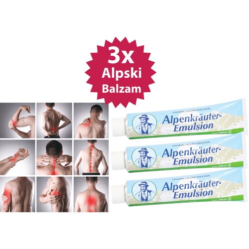  3x Alpski balzam 200ml. Cijene