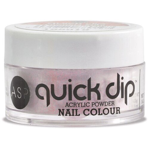 ASP Nega nohtov Farbliches Acrylpulver Quick Dip - Fuchsia Star Rožnata Slike