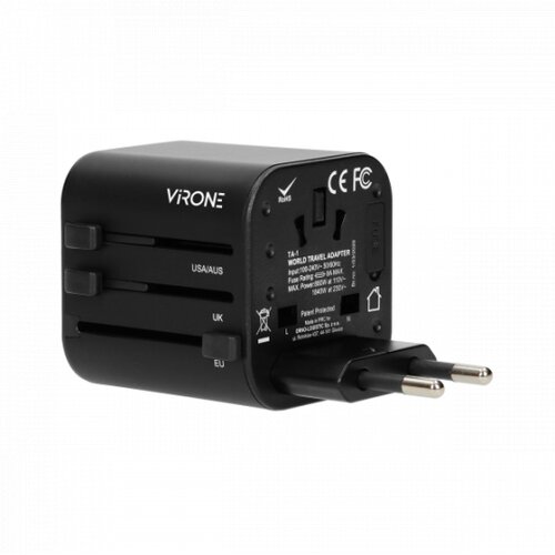 VIRONE Adapter univerzalni 100-240V 8A TA-1 Cene
