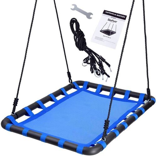 SKYFLYER pravokotna gugalnica &amp;ndash; modra Slike