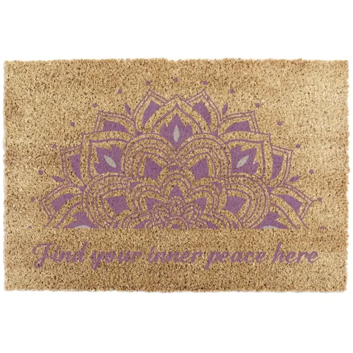 Artsy Doormats Predpražnik iz kokosovih vlaken 60x90 cm Find Your Inner Peace –