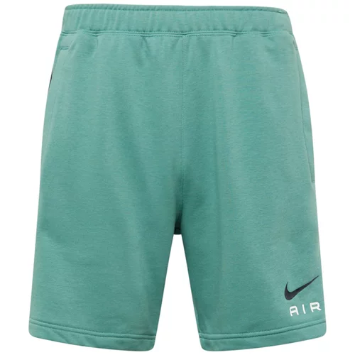 Nike Sportswear Hlače 'AIR' zelena / črna / bela
