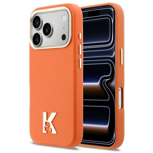  Maska Karl Lagerfeld Karl Head Logo Magsafe za iPhone 17 Pro narandzasta Cene