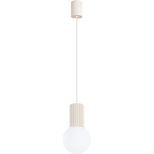 Sollux SL.1719 - visilica na sajli halo 1xG9/8W/230V prečnika 12 cm krem Slike