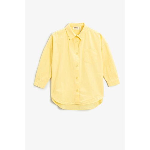 Koton Girl's Yellow Shirt Slike