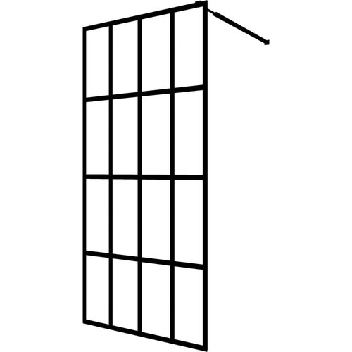 VidaXL Pregrada za tu&amp;scaron;iranje od prozirnog kaljenog stakla 90 x 195 cm Slike