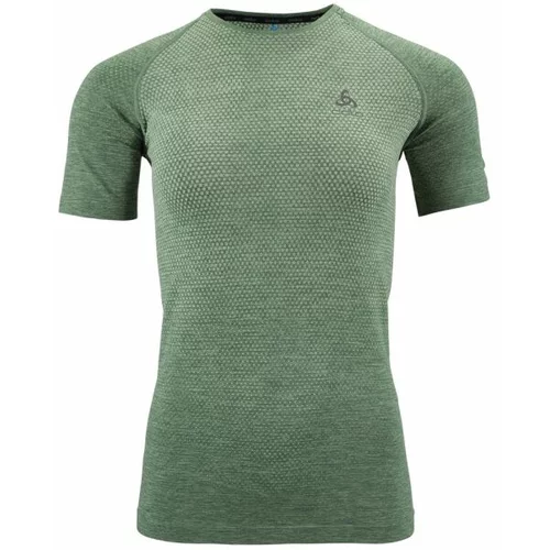 Odlo W CREW NECK S/S ESSENTIAL SEAMLESS Ženska majica za trčanje, zelena, veličina