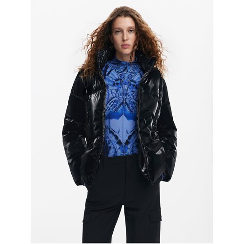 Desigual Women's winter quilted jacket Flam - Women Cene