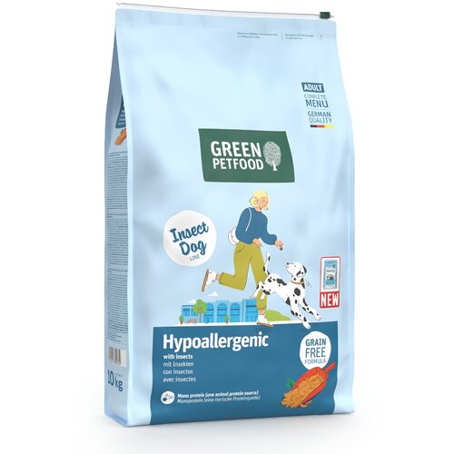 Green Petfood InsectDog Hypoallergenic s insektima - 10 kg Slike