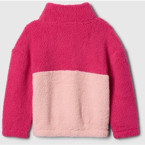 GAP Baby sherpa sweatshirt with logo - Girls Cene