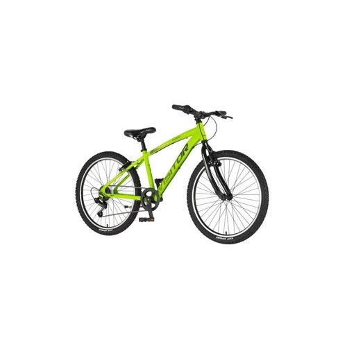 Visitor bicikl junior 24 fox roll alu 24" tvrda alu 14" v-brake 7 brzina 132-155cm (xs) zeleni neon 1242067 Cene