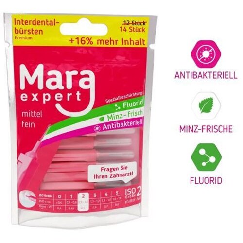 Mara Expert PREMIUM INTERDENTALNA ČETKICA ISO 2 CRVENA a12 Slike