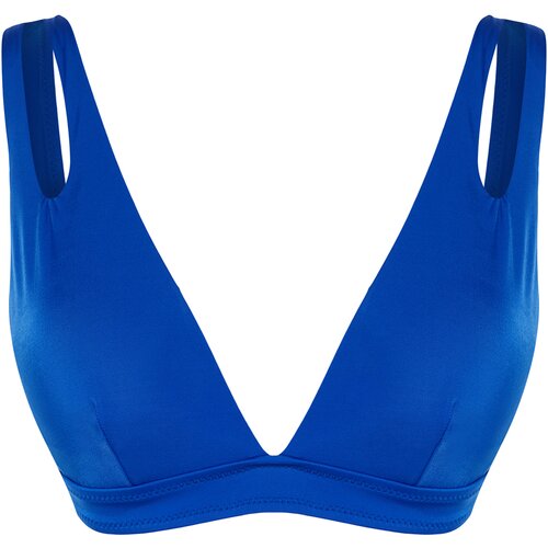 Trendyol Saks Triangle Cut Out/Window Bikini Top Slike