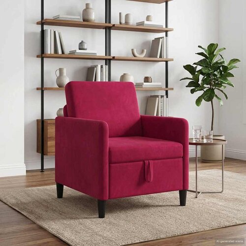 SOFA s pohranom Vinska crvena 72 x 78 x 87 cm Poliester Slike
