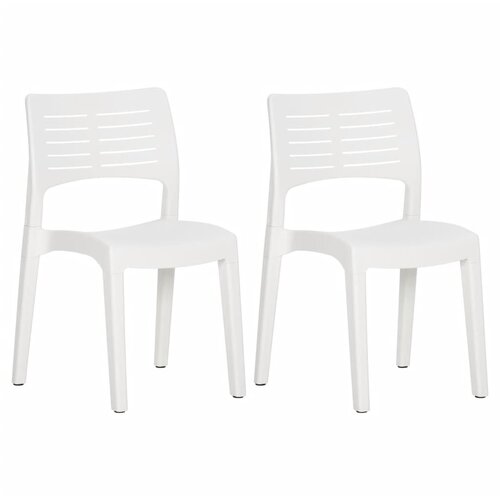 Maison Chic Vrtni Stoli - Stol za vrt 2 kosa bel poliuretan JS494, (21878741) Cene