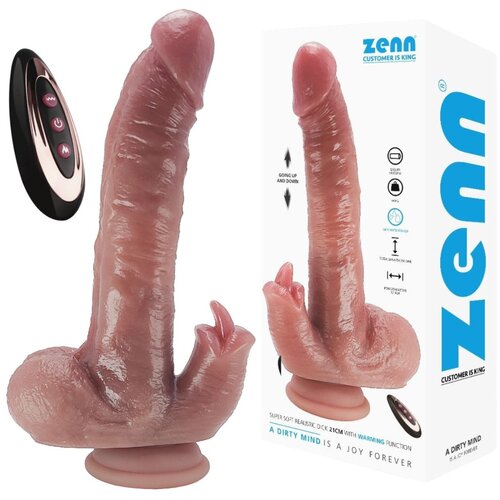Zenn Vibrator Rabbit Super Soft Realistic 21 Cm Slike