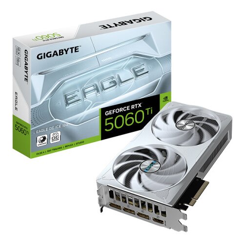 Gigabyte GeForce RTX 5060 Ti EAGLE OC ICE 16G ( GV-N506TEAGLEOC ICE-16GD ) Cene