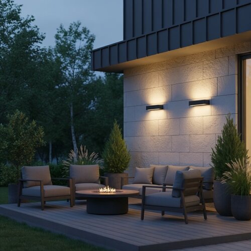 Ideal Lux - Spolja&amp;scaron;nje zidno svetlo ANDROMEDA 2xE27/60W/230V IP55 antracit Slike