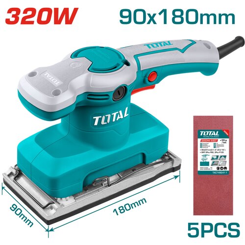 Total Električni brusilnik 320W, 14000rpm, serija INDUSTRIAL (TF1301826), (20848941) Cene