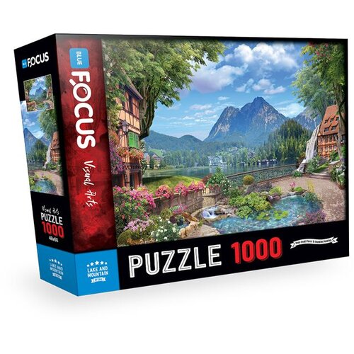  Puzzle 1000 pcs lake and mountain bf284 ( 108/22848 ) Cene