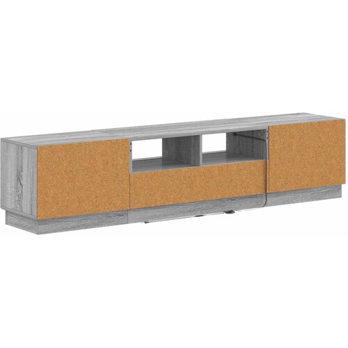 LED TV kabinet HOORN 3 kom. Siva Sonoma Konstruirano drvo 81 x 35 x 40 cm Slike