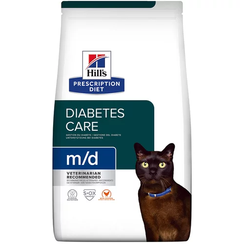 Hill’s Prescription Diet m/d Diabetes Care s piščancem - Varčno pakiranje: 2 x 3 kg