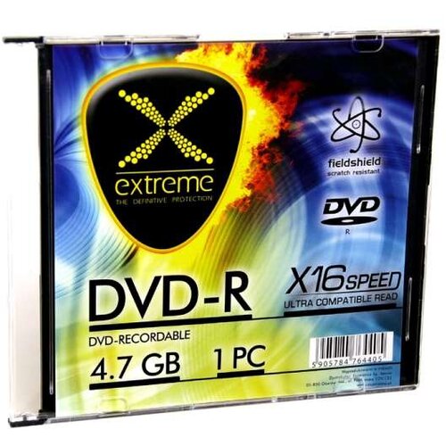 Extreme DVD-R1168 4,7GBX16 SLIM CASE 1 KOM Cene