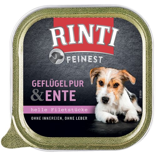 Rinti Mega pakiranje Feinest 44 x 150 g - Čista perutnina &amp;amp; raca Slike