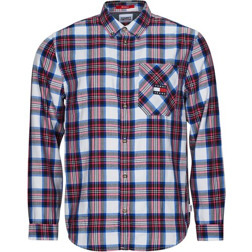 Tommy Jeans Srajce z dolgimi rokavi TJM RELAXED FLANNEL SHIRT Večbarvna Slike