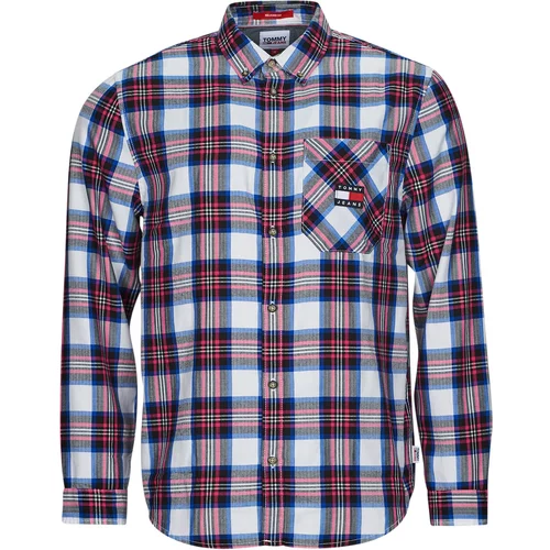 Tommy Jeans TJM RELAXED FLANNEL SHIRT Multicolour