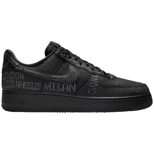 Nike Modne superge Air Force 1 Low World Tour Black Črna Slike