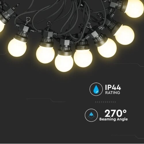  LED spoljni niz STRING 5m 10xLED/0,5W/230V IP44 3000K Slike