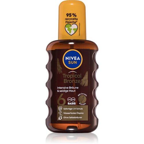 Nivea Sun Tanning Oil Spray SPF6 olje v spreju za sončenje 200 ml Cene
