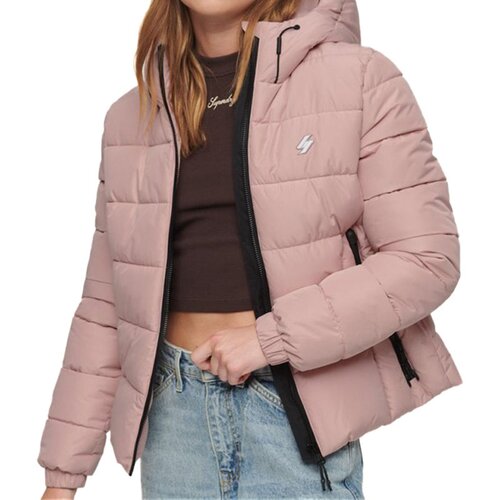Superdry & Co HOODED SPIRIT SPORTS PUFFER - Winterjas - deep navy/donkerblauw Superdry & Co HOODED SPIRIT SPORTS PUFFER - Winterjas - deep navy/donkerblauw