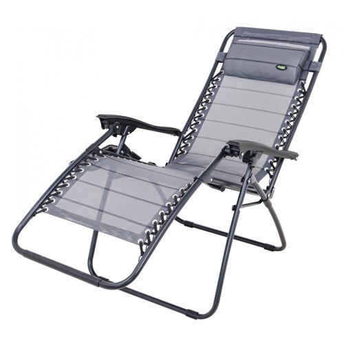  Ležaljka za plažu ili vrt Stripes - siva Cene