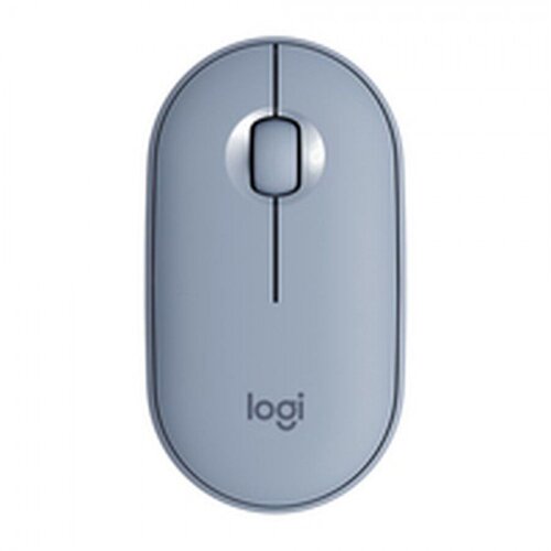 Logitech Pebble M350 Wireless Mouse - Blue Grey Slike