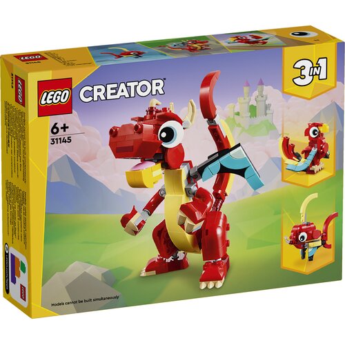 Lego Creator 3in1 Crveni zmaj 31145 Cene