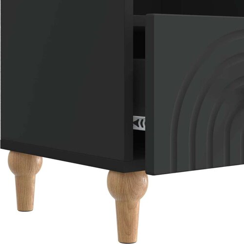 vidaXL TV omarica Črna 102 x 34,5 x 50 cm Konstruirano leseno, (5000202746) Cene