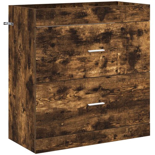 vidaXL Kabinetski ormarić ispod Lavabo - Umivaonika Dimljeni hrast - Dimljeni hrast 78 5 x 37 5 x 81 cm Cene