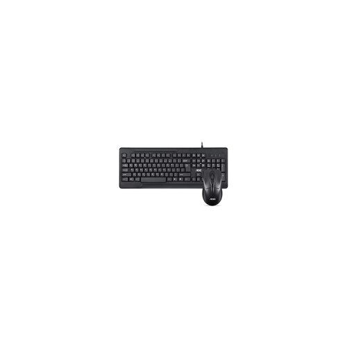 AOC KM110 crni komplet tastatura+optički miš 1600dpi Slike
