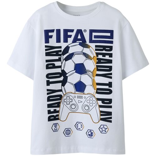 name it majica KR 13255747_26_2 NKMASEKEL 13255747 FIFA F bela 122/128 Cene