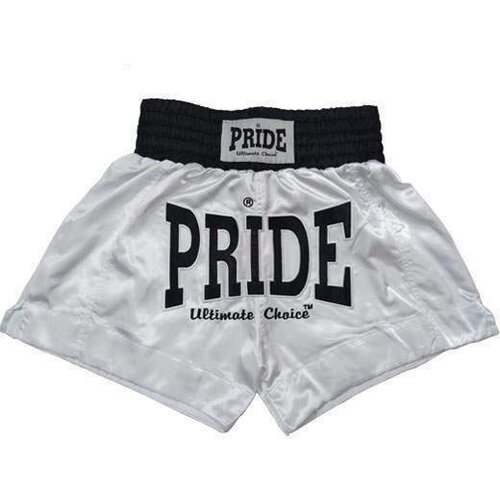 PrideShop Hlače za kickboks in Muay Thai Pride - MuayFlex - Bela/črna , Small Cene