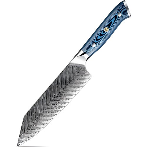 IZMAEL Damaskast kuhinjski nož TU-37506 - Bunka / Modra Cene