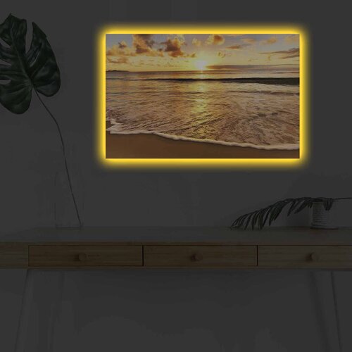 Wallity Slika sa LED osvetljenjem 4570DHDACT-097, 45x70 cm Cene