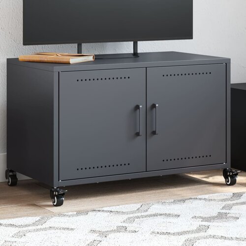 vidaXL TV ormarić antracit 68x39x43,5 cm hladno valjani čelik Cijene