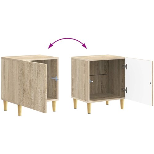  Noćni ormarić 2 pcs Hrast sonoma 43 x 34,5 x 50 cm Slike